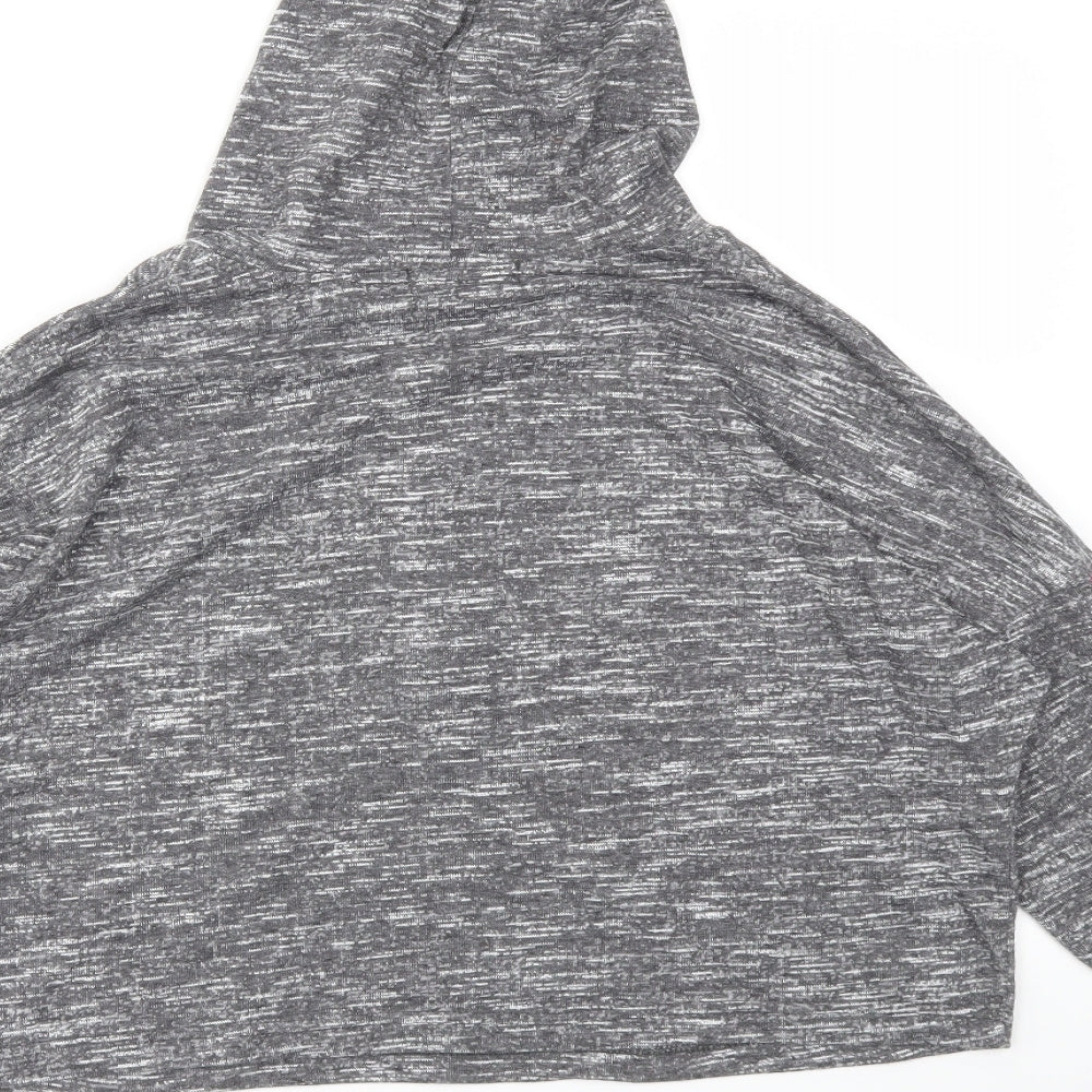 Womens UK Size 10 Missguided Grey Pullover Jumper
