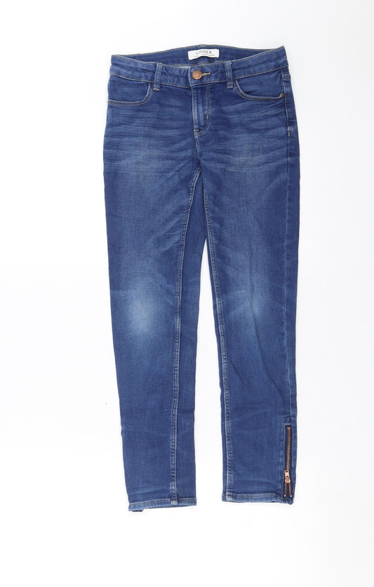 Lindex Girls Blue Denim Straight Jeans Size 9-10 Years