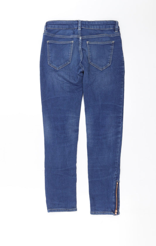 Lindex Girls Blue Denim Straight Jeans Size 9-10 Years