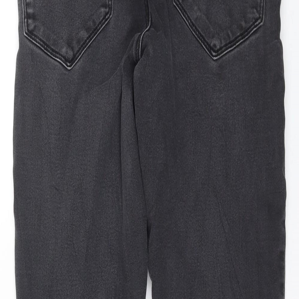 Dorothy Perkins Womens Grey Denim Skinny Jeans Size 10 L24 in