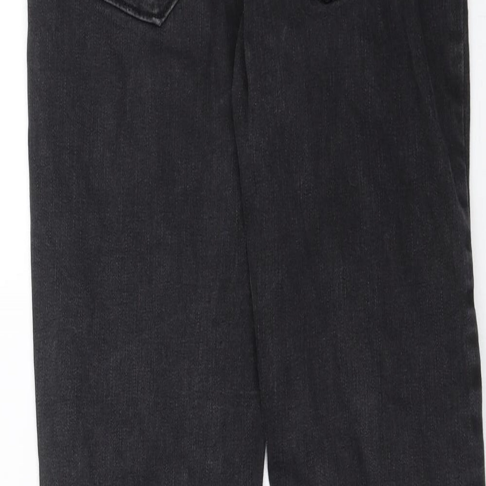 Womens UK Size 10 Lindex Extra-Slim Fit Skinny Black Jeans