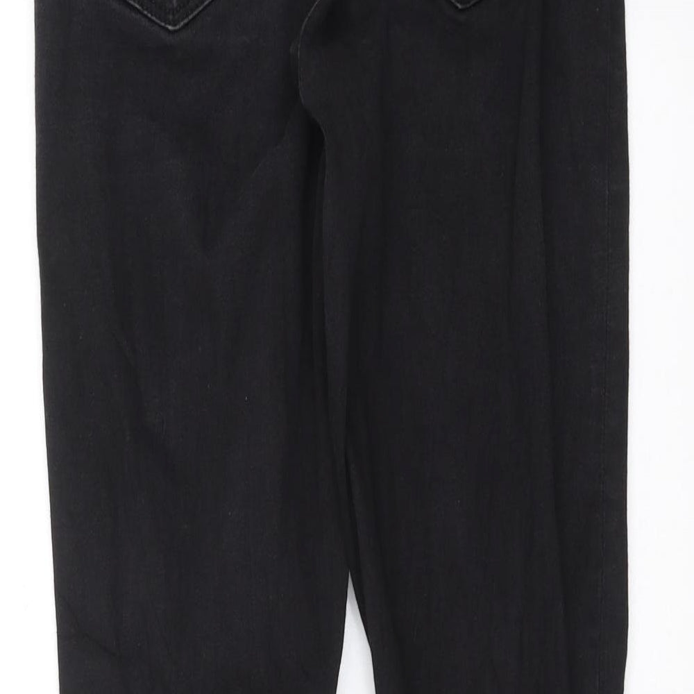 ASOS Womens Black Denim Skinny Jeans Size 28 in L28 in