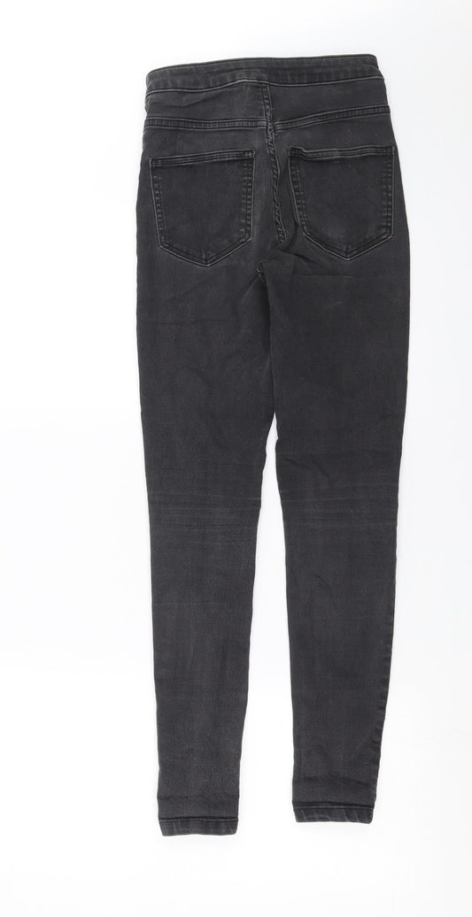 Marks and Spencer Womens Grey Denim Skinny Jeans Size 24 in L28 in