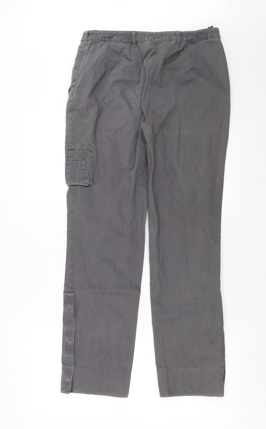 Linea Womens Grey Trousers Size 10 L29 in