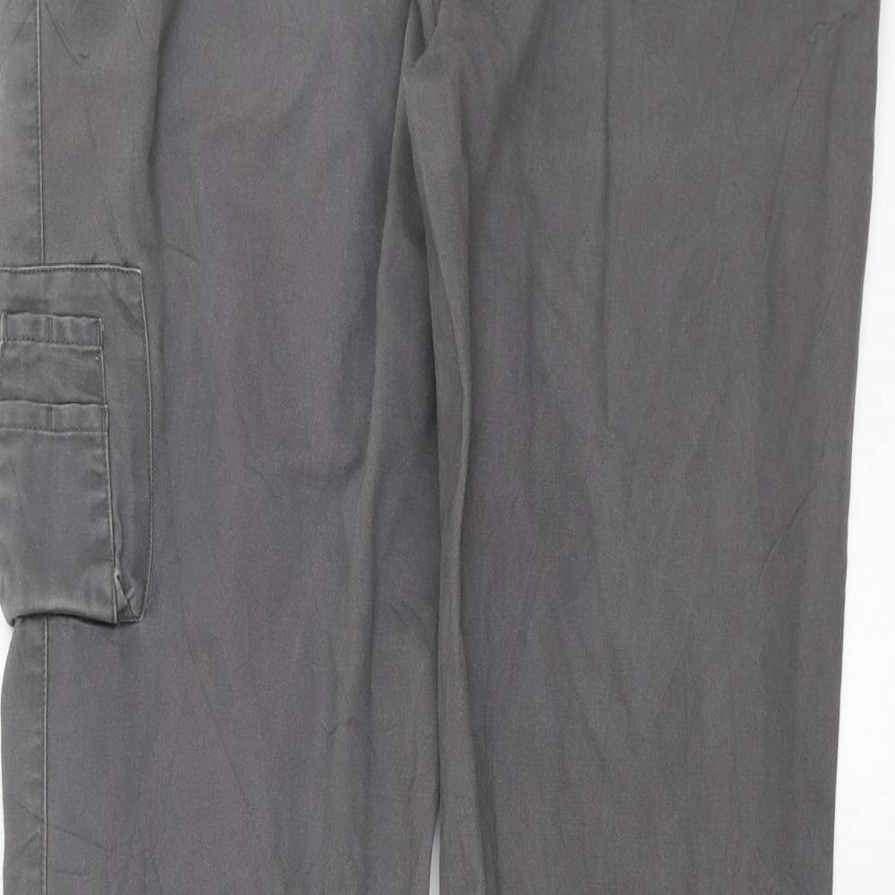 Brand and care label for Linea women’s grey trousers, size UK 10, 29-inch leg