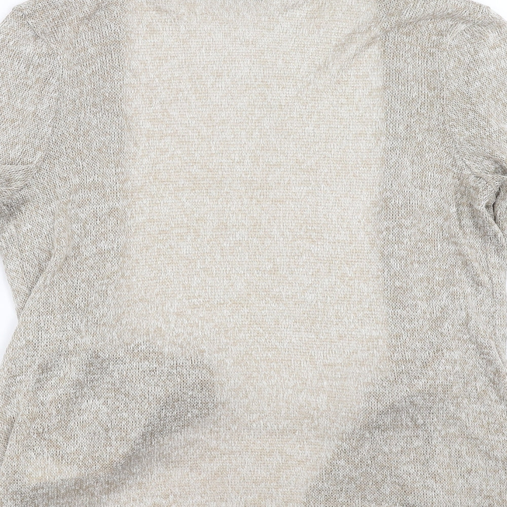Womens UK Size 12 New Look Beige Cardigan Jumper