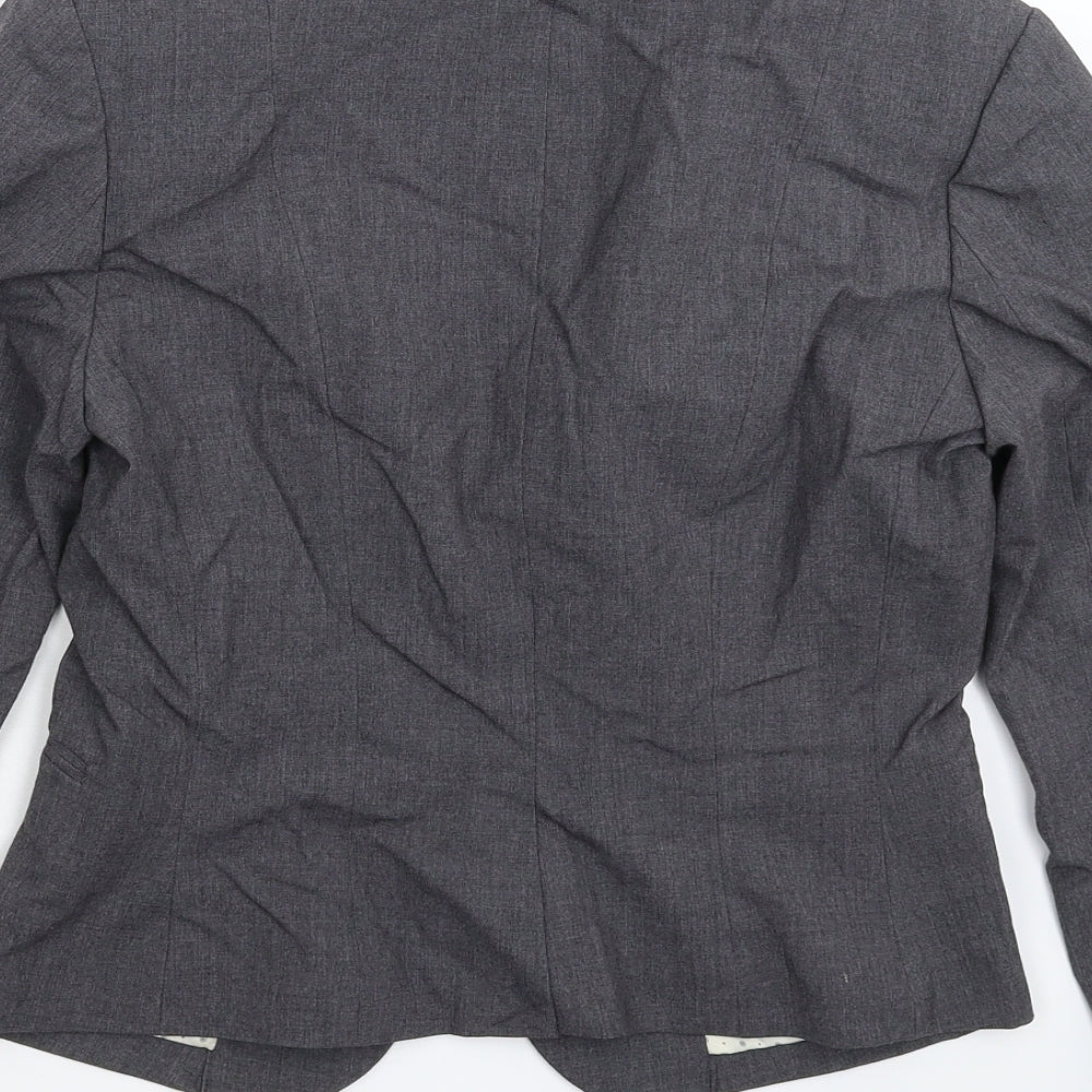 Womens UK Size 12 H&M Regular Grey Suit Jacket