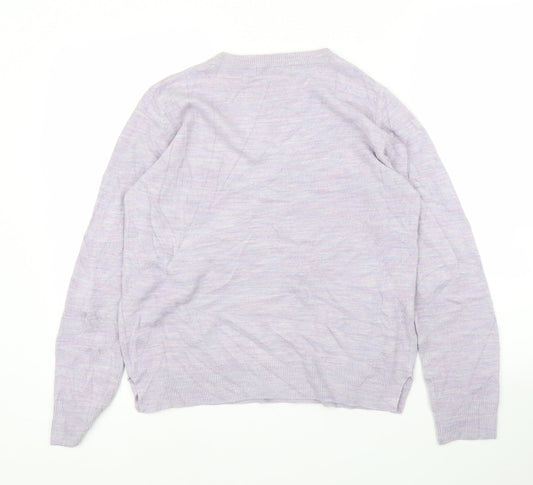 Womens UK Size 12 M&S Purple Pullover Jumper