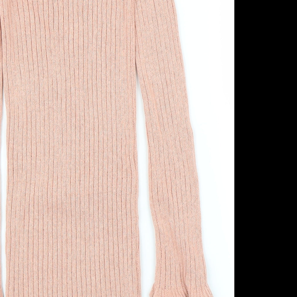 Femme Luxe Womens Pink Pullover Jumper Size 8