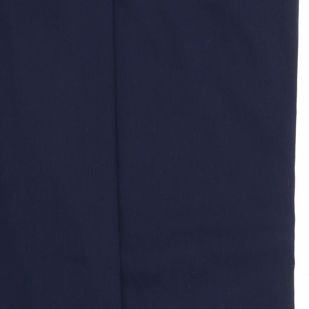 Mens UK Size 22 Capsule Regular Fit Blue Trousers