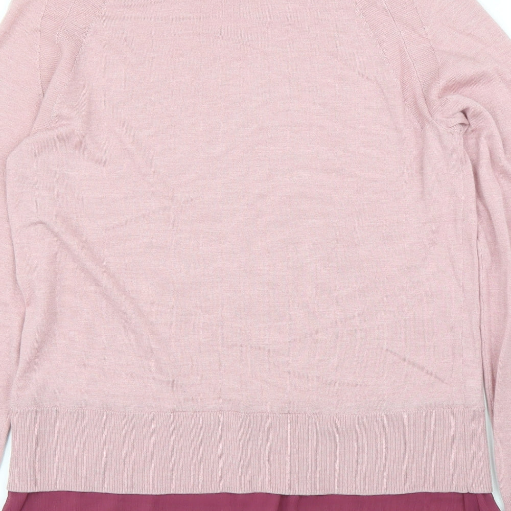 Womens UK Size 6 NEXT Pink Pullover Jumper