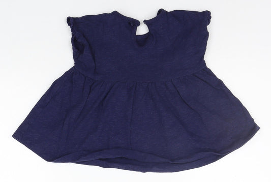 George Girls Blue T-Shirt Dress Size 2-3 Years