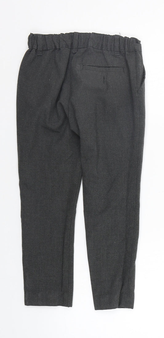 Nutmeg Girls Grey Chino Trousers Size 5-6 Years