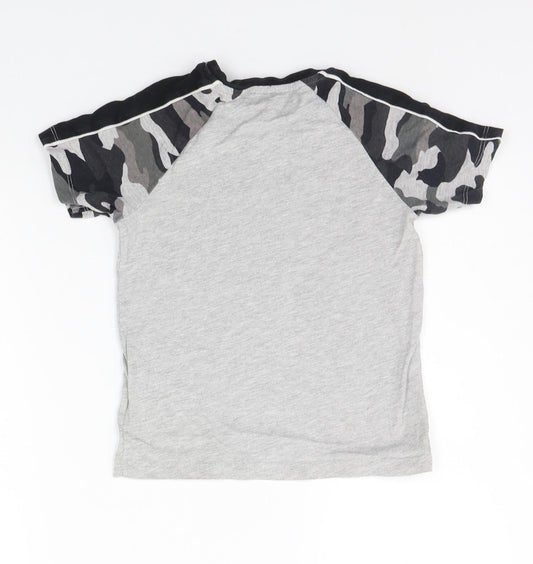 NEXT Girls Grey Basic T-Shirt Size 4-5 Years