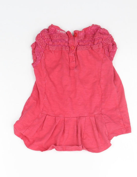 NEXT Girls Orange T-Shirt Dress Size 3-4 Years