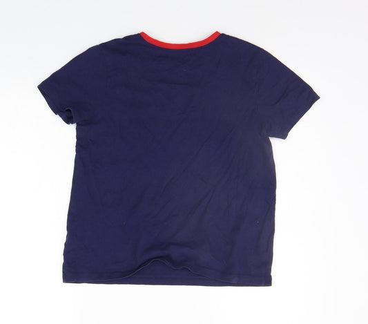 George Girls Blue Basic Polo Size 11-12 Years