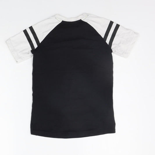 TU Girls Black Basic T-Shirt Size 6 Years