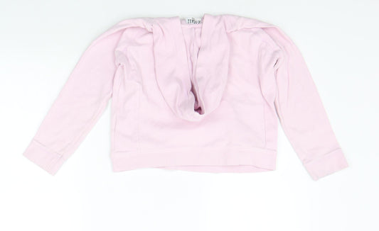 X-Mail Girls Pink Pullover Hoodie Size 10-11 Years