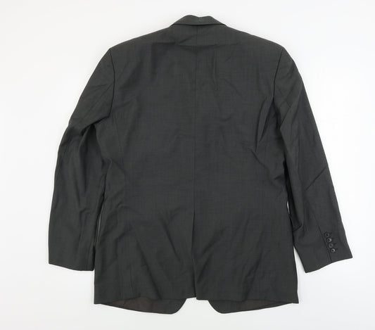 Isabella Rossellini Mens Grey Jacket Blazer Size 38