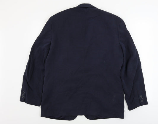 Ultimo Mens Blue Jacket Blazer Size 40