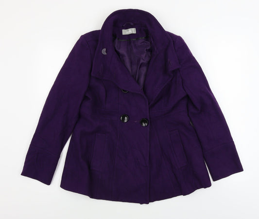 Womens UK Size 12 Wallis Purple Jacket
