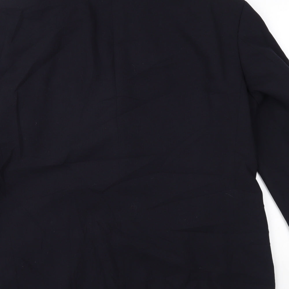 Mens UK Size Preworn Regular Blue Suit Jacket