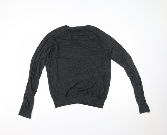 F&F Mens Grey Pullover Jumper Size M