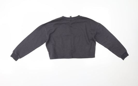 New Look Girls Grey Pullover Jumper Size 12-13 Years