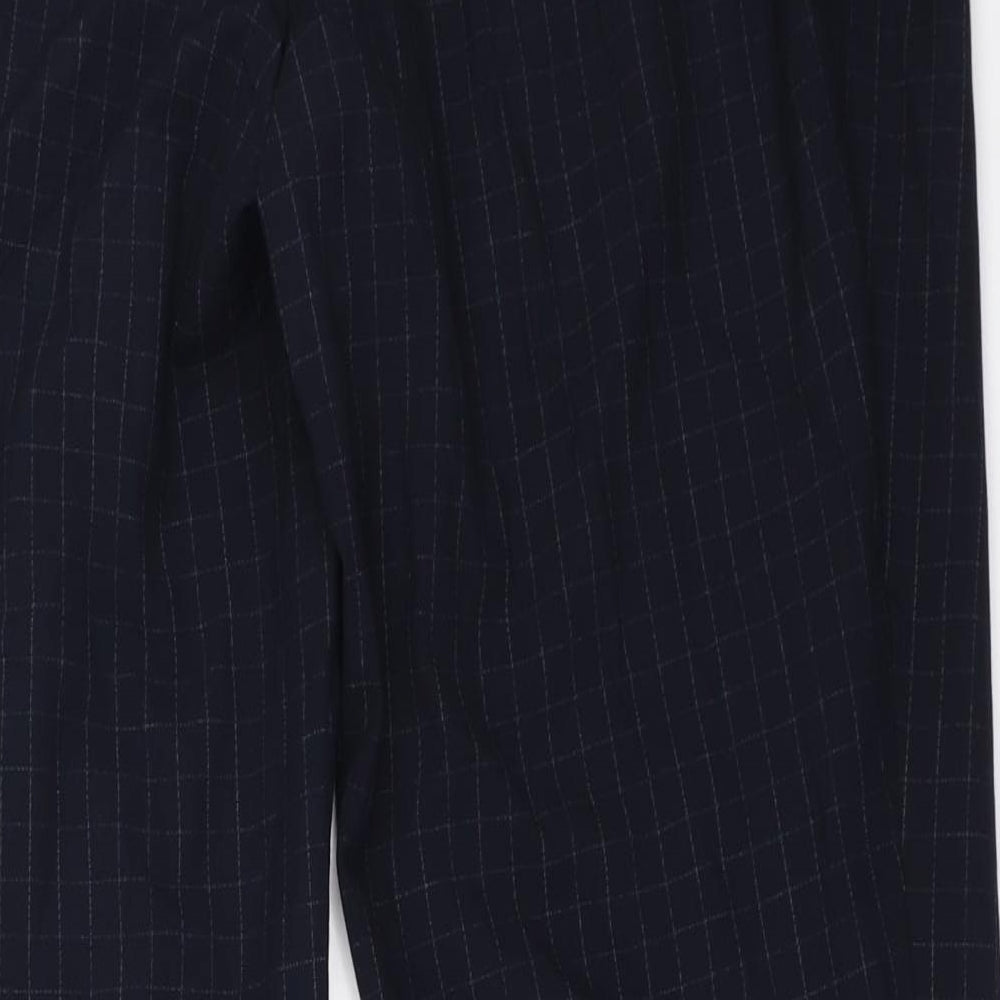 Womens UK Size 16 Marks and Spencer Regular Fit Blue Trousers