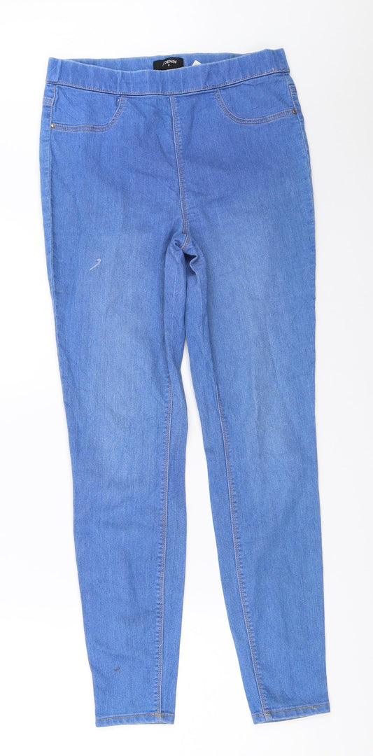 Womens UK Size 8 Matalan Regular Fit Jegging Blue Jeans