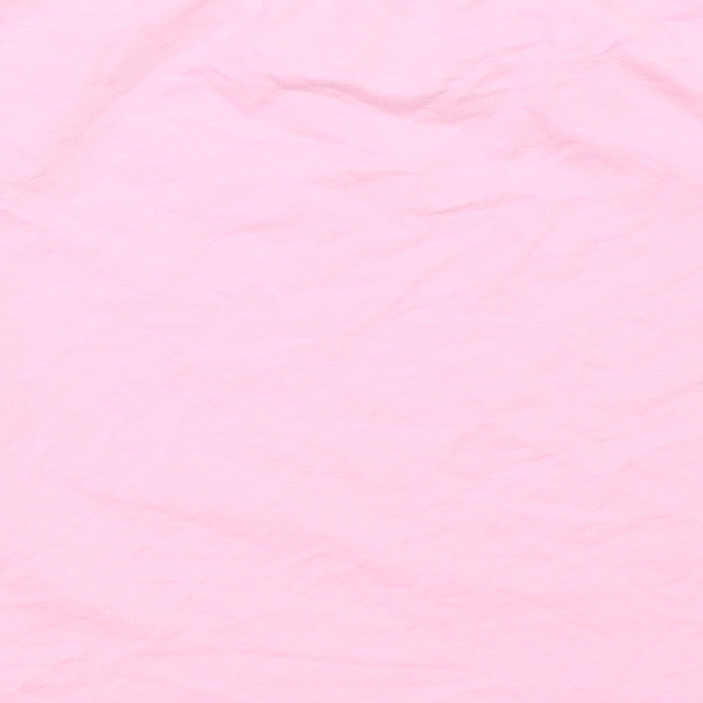 SheIn Womens Pink Cropped T-Shirt Size M