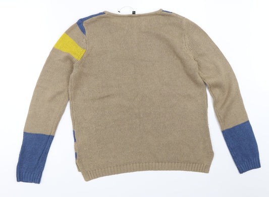 Eureco Womens Beige Pullover Jumper Size 12