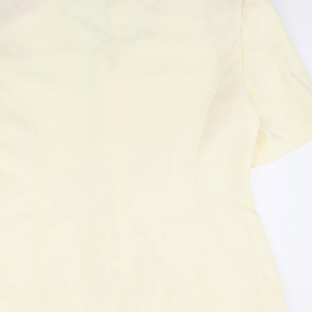 Avenue Womens Ivory Jacket Size 16 - Shoulder Pads