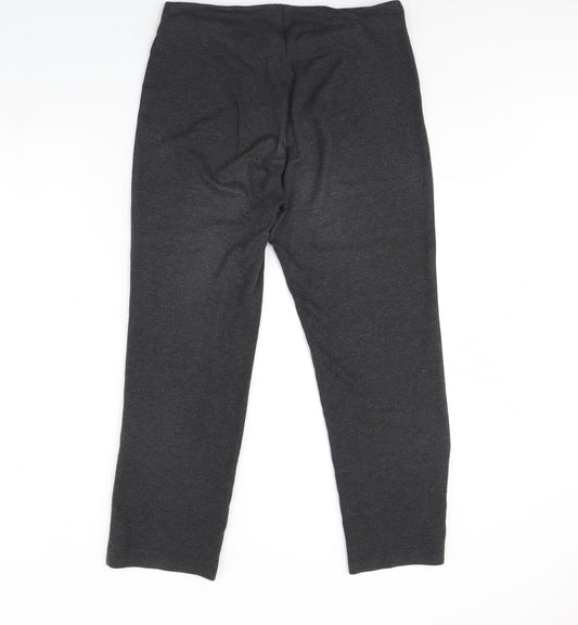 Womens UK Size 32 in m&s Regular Fit Grey Trousers