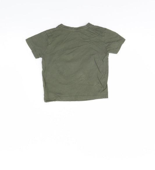 Primark Boys Green Basic T-Shirt Size 3 Years - Venice beach