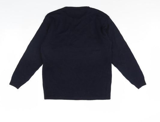 Allwyn Womens Blue Pullover Jumper Size M