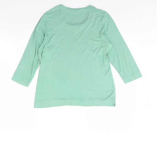 Cotswold Womens Green Basic Blouse Size M