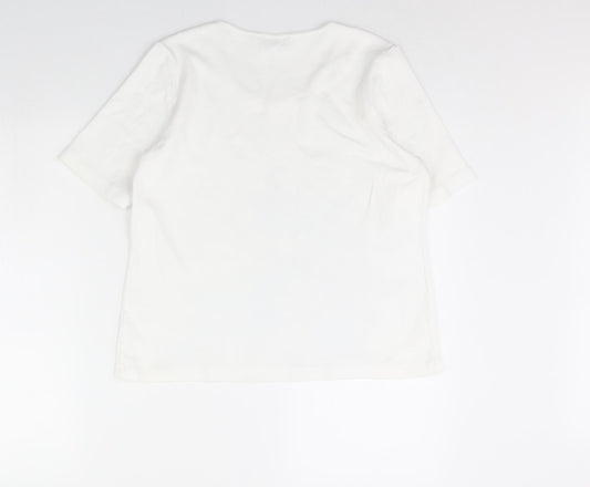 Cotswold Womens White Basic Blouse Size M