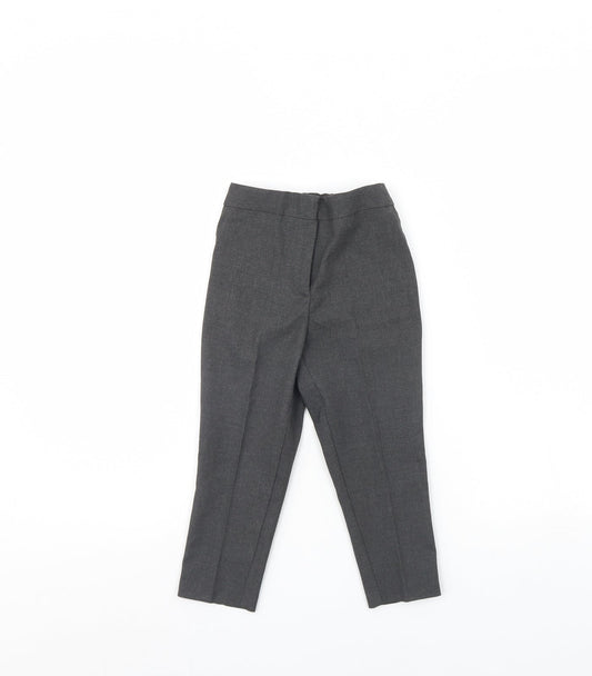 George Boys Grey Dress Pants Trousers Size 3 Years - School