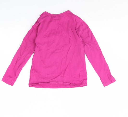 Nutmeg Girls Pink Basic T-Shirt Size 10 Years - Unicorn
