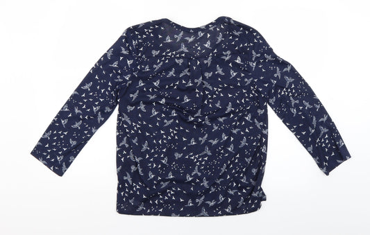 Womens UK Size 6 H&M Blue Basic Blouse