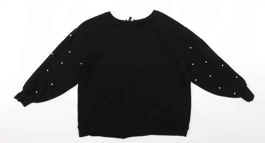 Womens UK Size 14 Simply Be Black Pullover Jumper