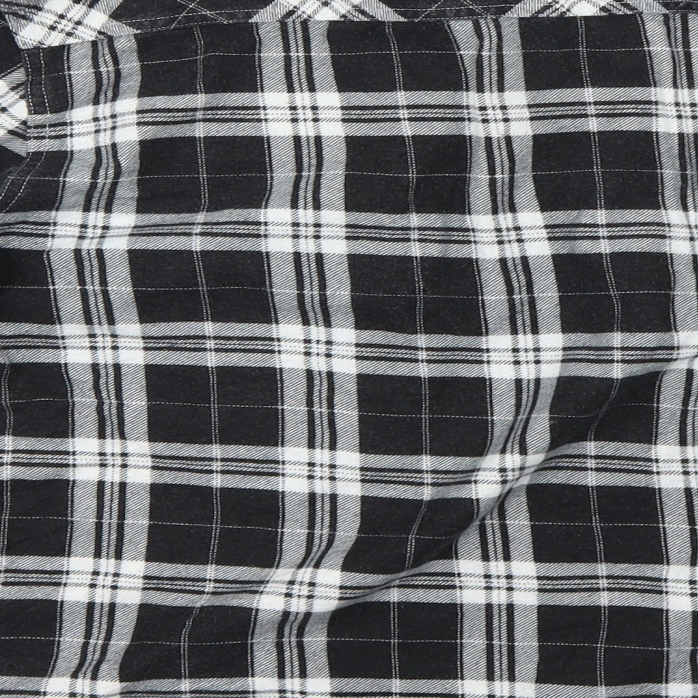 Mens UK Size M Brave Soul Grey Button-Up Long Sleeve Casual Shirt