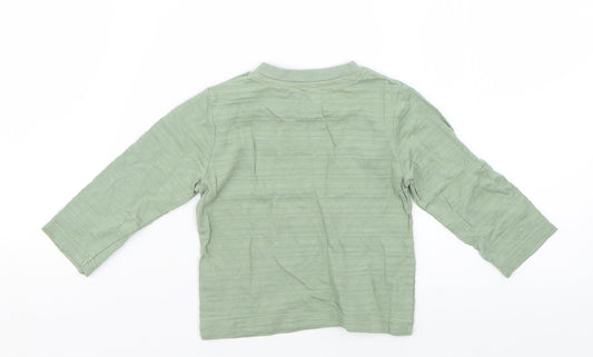 Nutmeg Baby Green Basic T-Shirt Size 6-9 Months