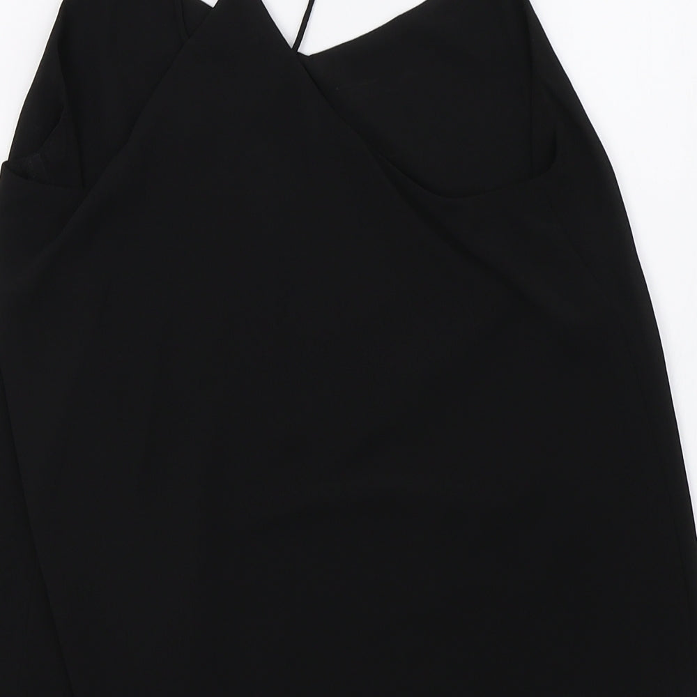 Womens UK Size 8 New Look Black Basic Blouse