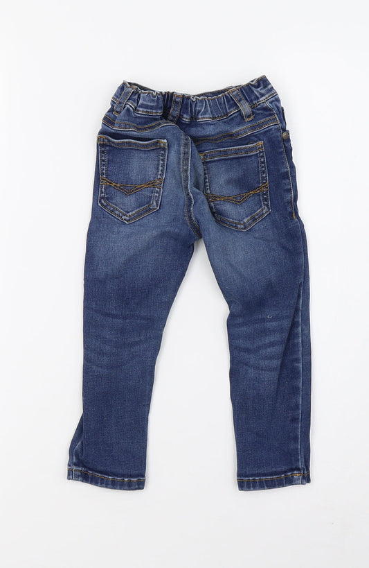 NEXT Girls Blue Denim Skinny Jeans Size 2 Years