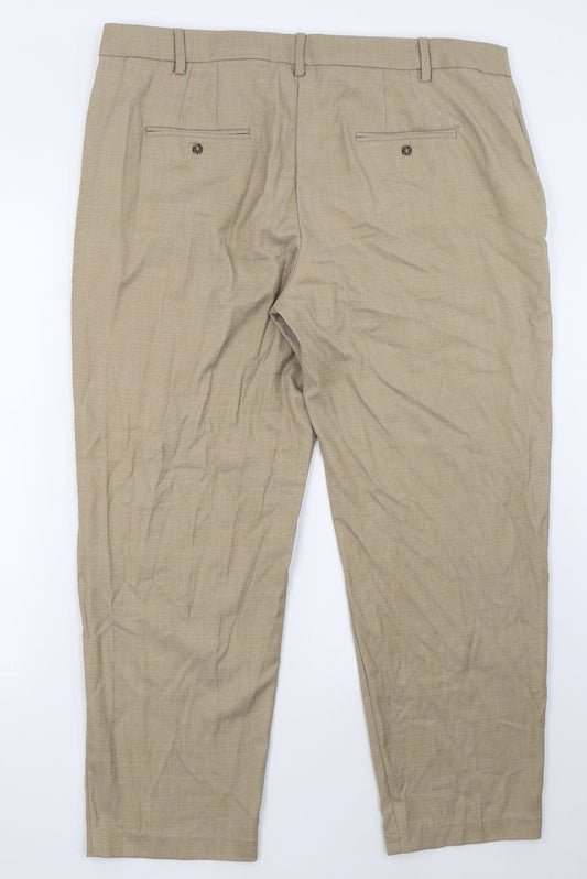 Freya Womens Brown Trousers Size 18 L27 in - short leg