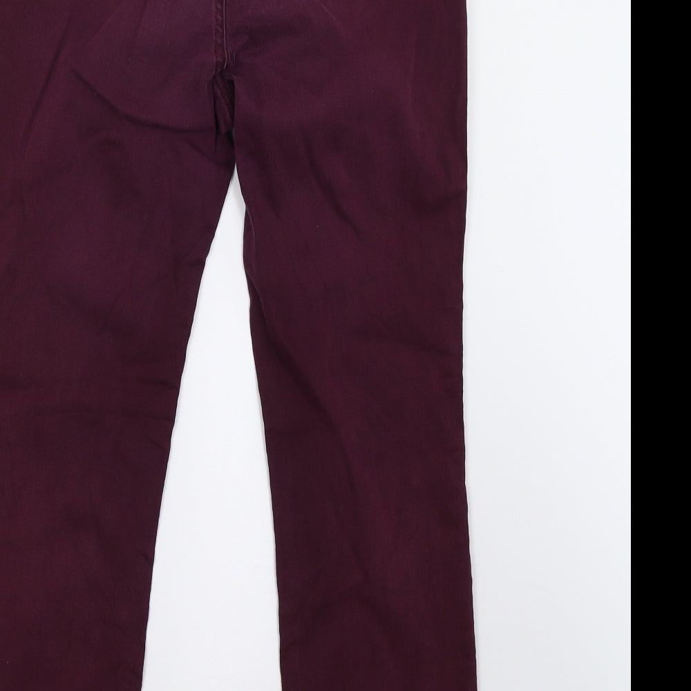 Womens UK Size 10 Marks and Spencer Regular Fit Skinny Purple Jeans