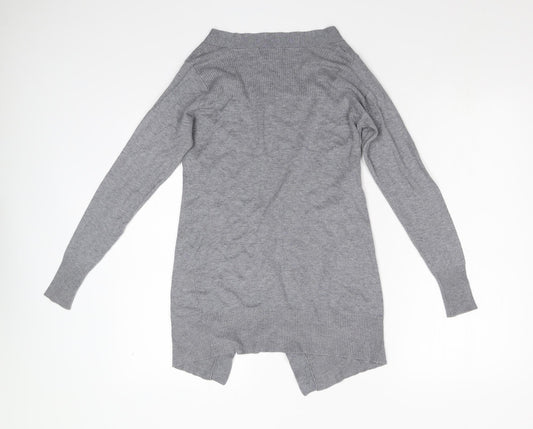George Womens Grey Knit Cardigan Jumper Size 8