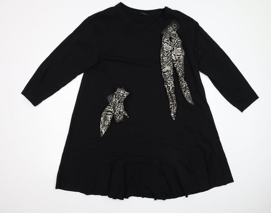 Studio Womens Black Shift Size XL